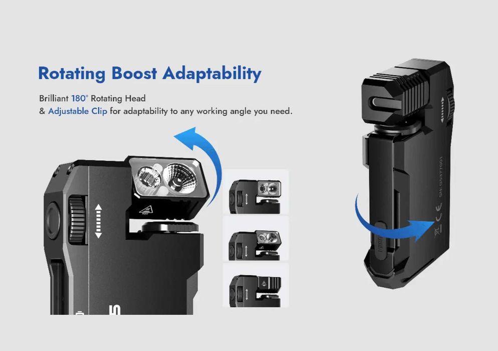 Wuben G5 — компактний EDC ліхтарик 400 lm з RGB та магнітом