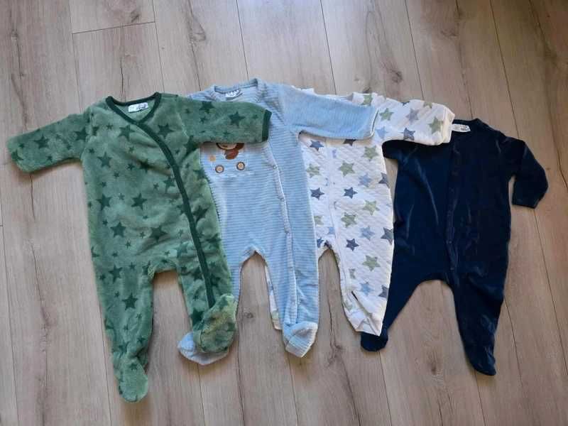 Śpioszki KIK rozmiar 68. Nowe. 4 sztuki piżamek