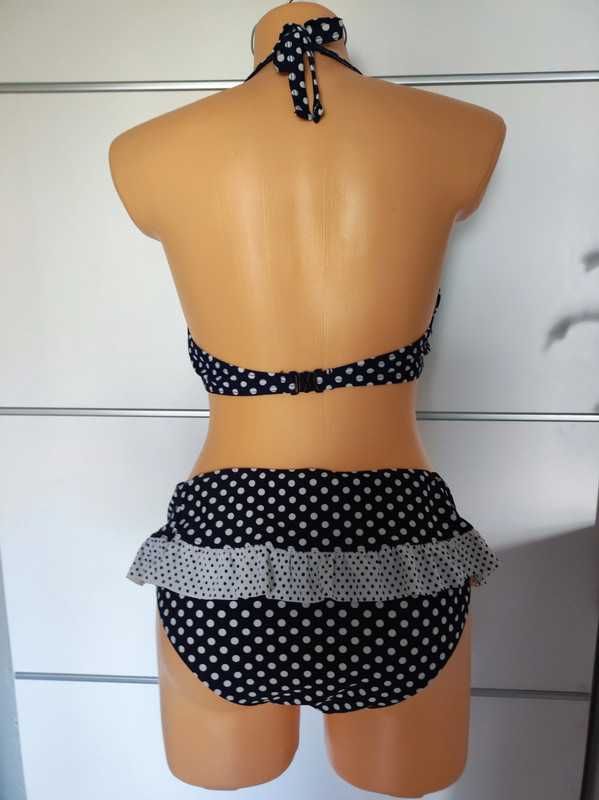 New Look Kelly Brook r 40 80B/C biustonosz push up wysokie majtki