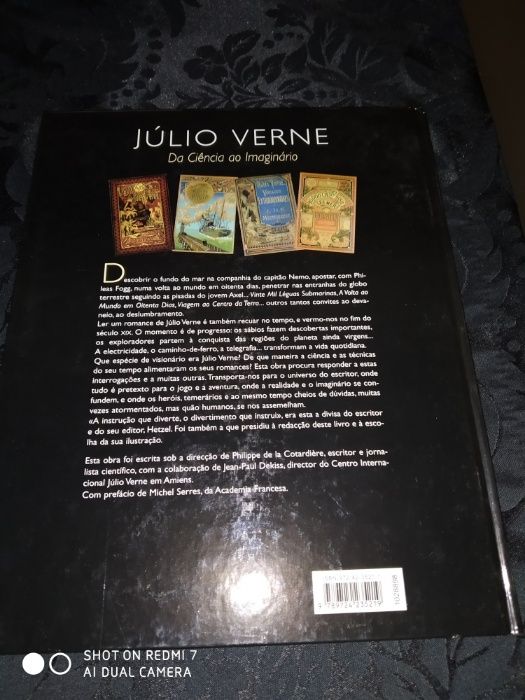 Livro JÚLIO VERNE da Ciência ao Imaginário