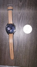 Smartwatch Huawei GT skórzany pasek brazowy