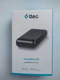 Павербанк УМБ Ttec PowerSlim 20000mAh Black (2BB184S)  швидка зарядка