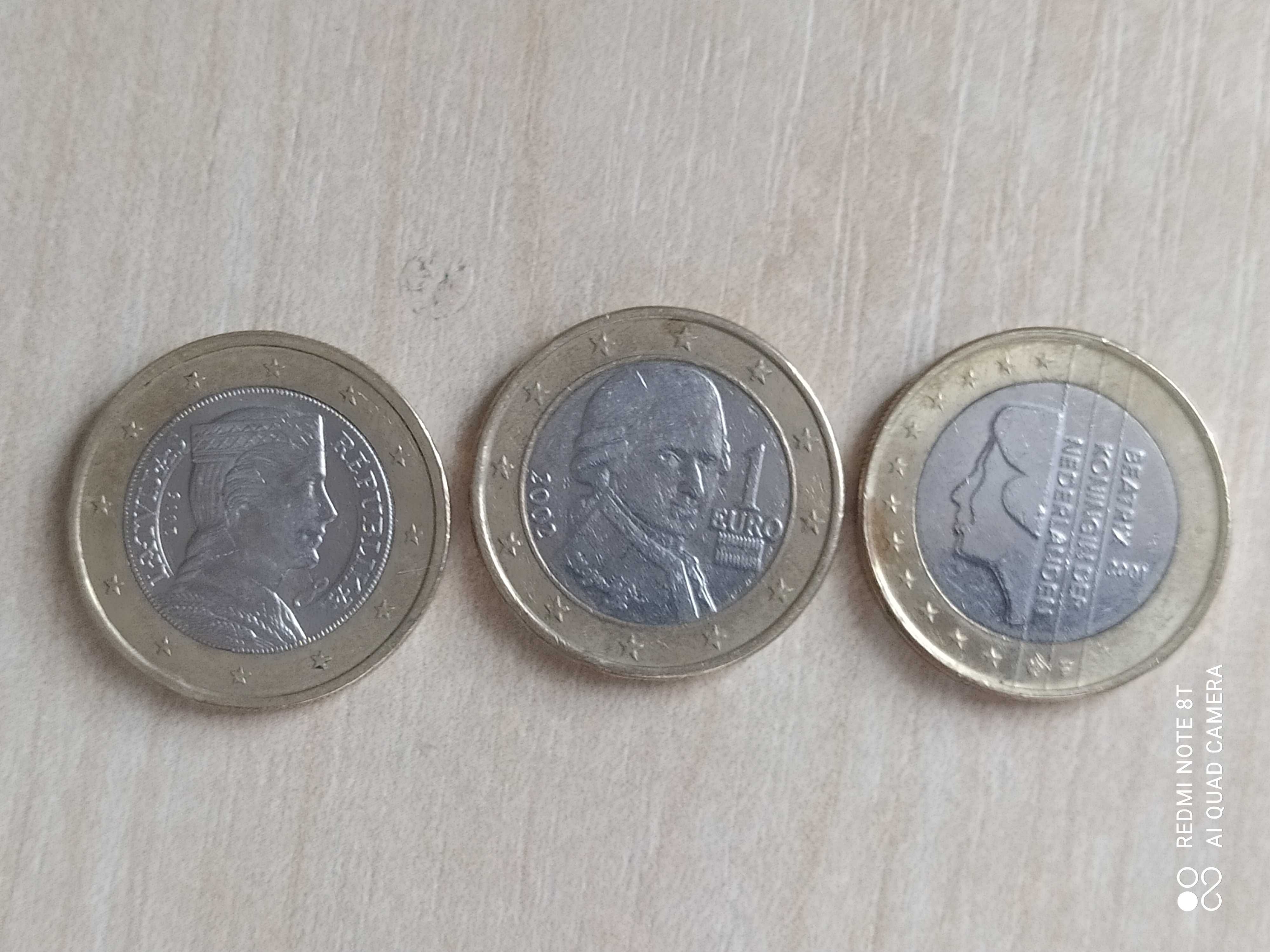 Монета 1Евро, 1Євро,2 євро 1998-2019р..1Euro,2 Euro 1-50 евроцент