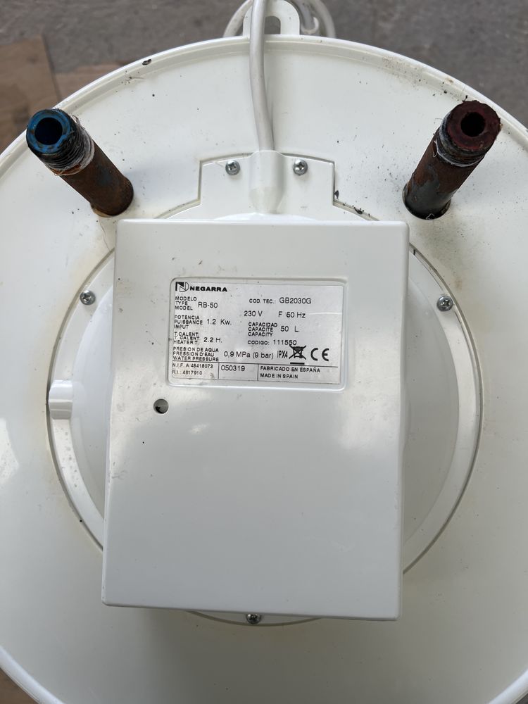 Cilindro eletrico 50 litros