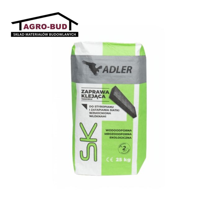 Klej do zatapiania siatki z włóknami ADLER SK 25kg