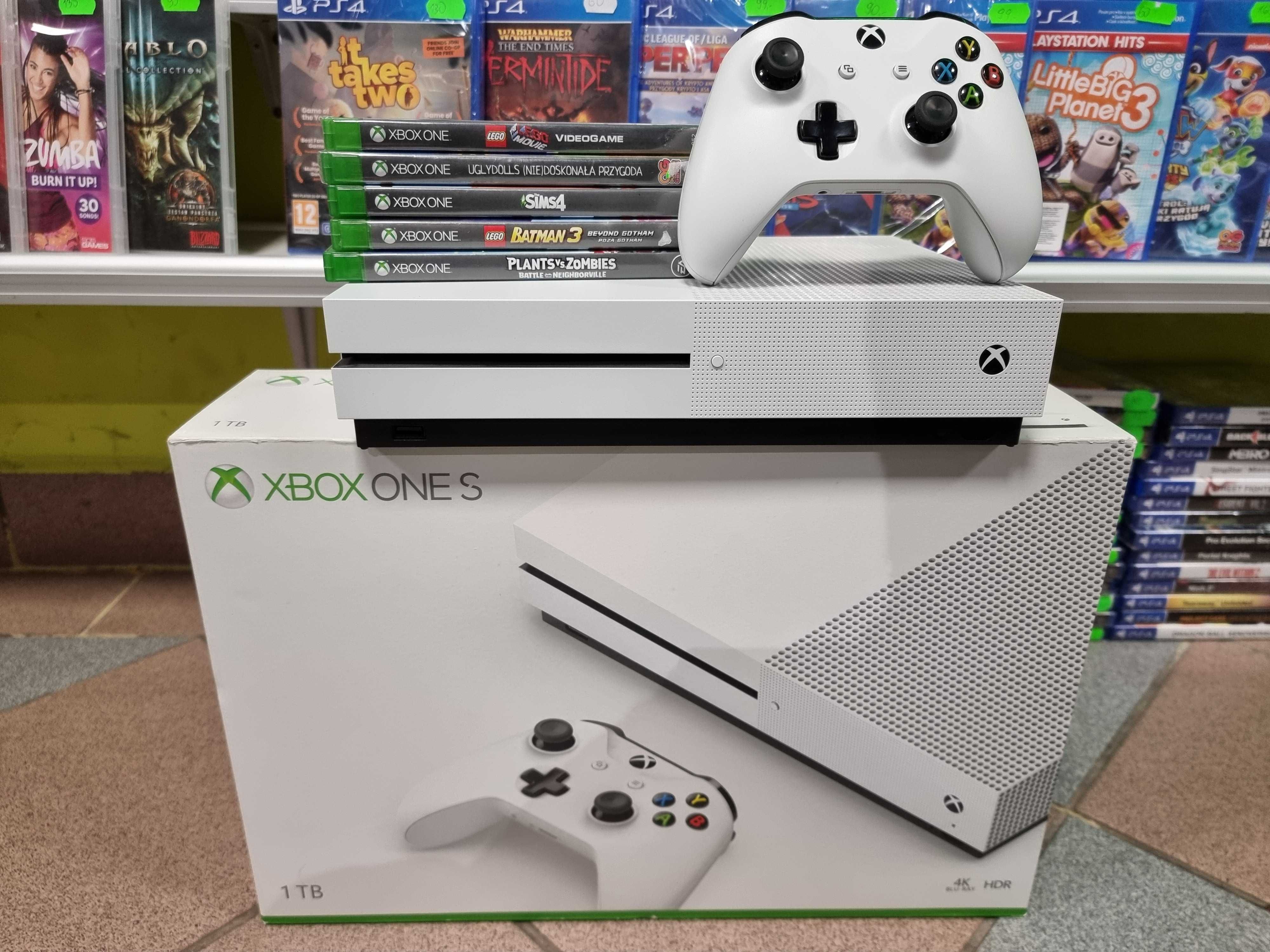 Zestaw dla dziecka Konsola Xbox One S 1TB + 5 gier dla dzieci ZAMIANA