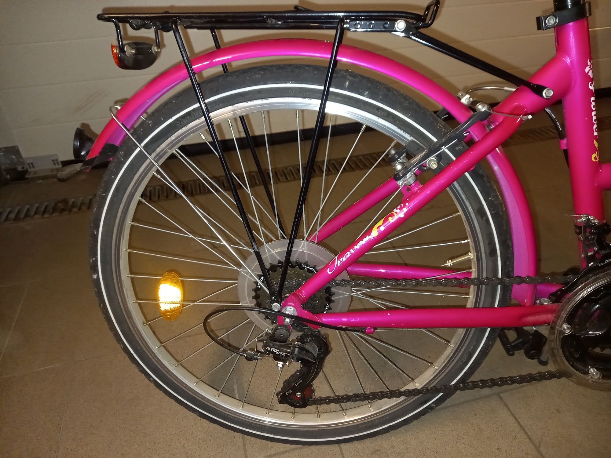 Rower dla dziewczynki 24" różowy