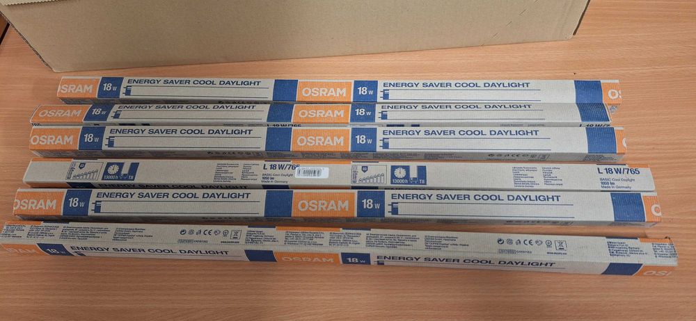 Świetlówka liniowa OSRAM L 18W/765 G13 6500K 1050lm