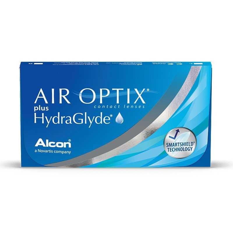 Контактні лінзи Air Optix plus HydraGlyde.