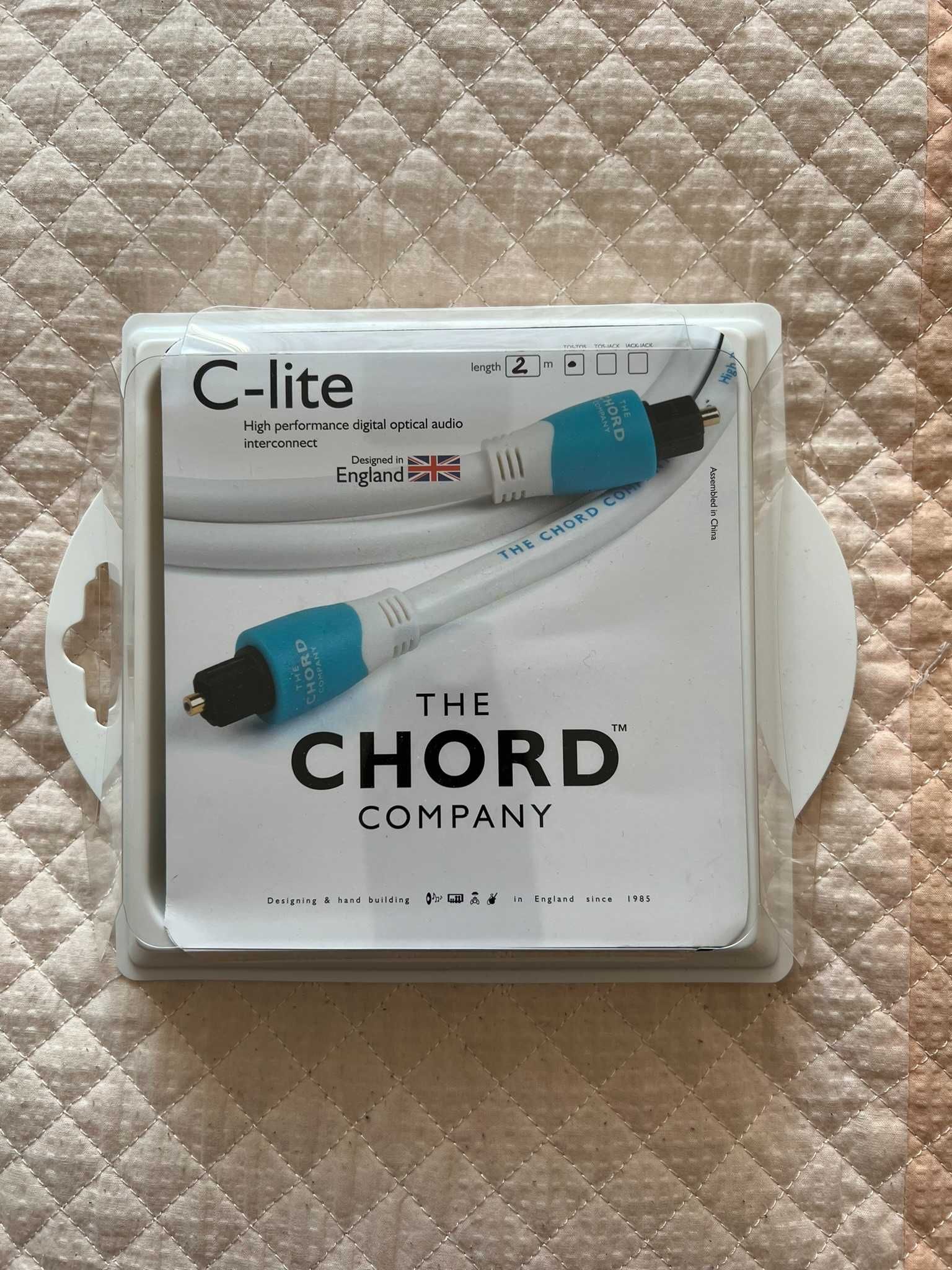 Kabel optyczny toslink Chord C-lite - 2 m