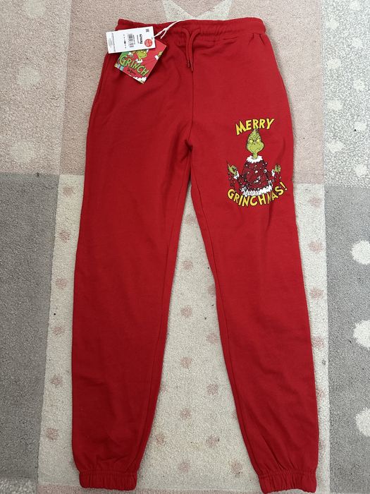 Spodnie dresowe świąteczne Grinch rozmiar 152
