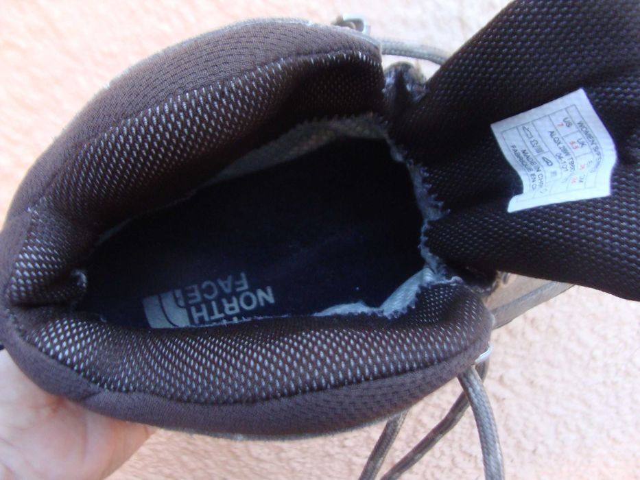 спорт.трековые ботинки кожаные The north face gore-tex,р.38,ст.- 24 см