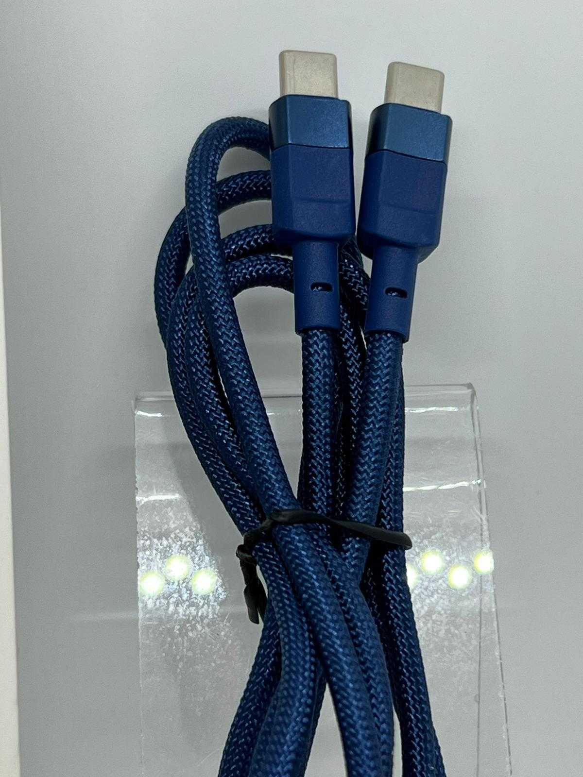 Kabel Typ C-Typ C Power Delivery 100W 5A | 1,2m niebieski SuperCharger