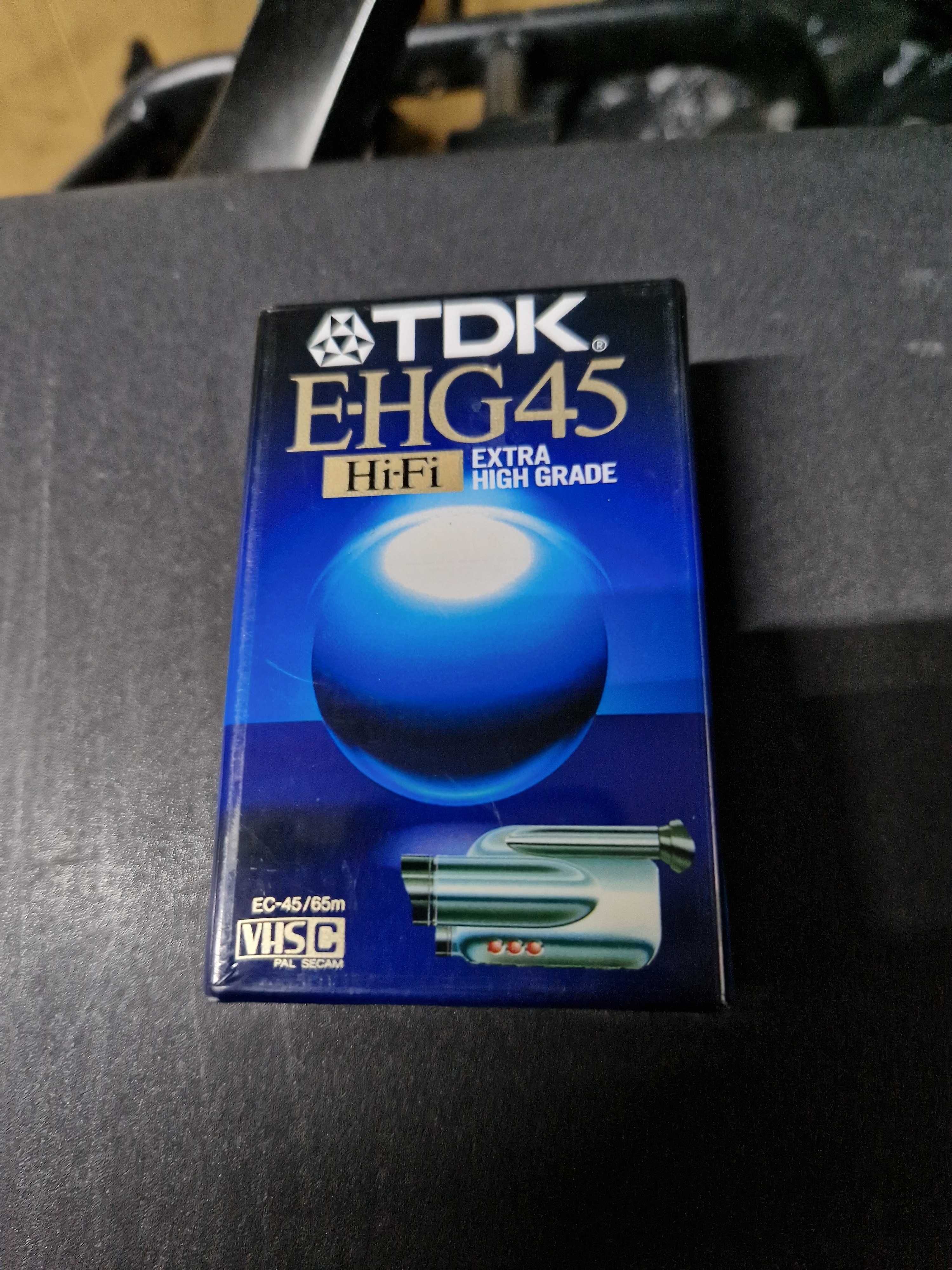 Cassete Vídeo virgem TDK E-HG45 - NOVA