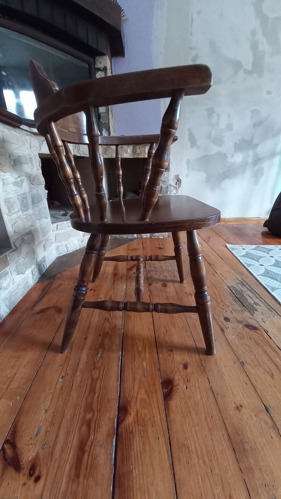 krzesło drewniane, Windsor antyk