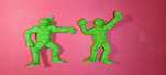 2 raras antigas tartarugas ninja miniatura da mirage studios