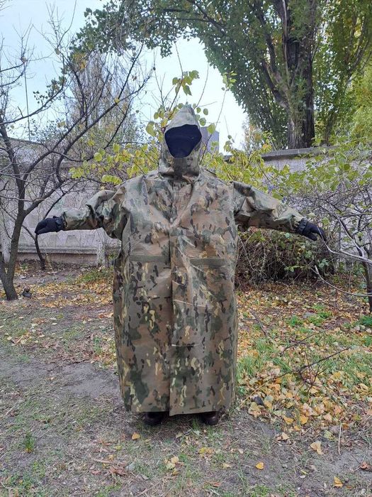 Анти-тепловізорний плащ з капюшоном. Надійний захист від тепловізора