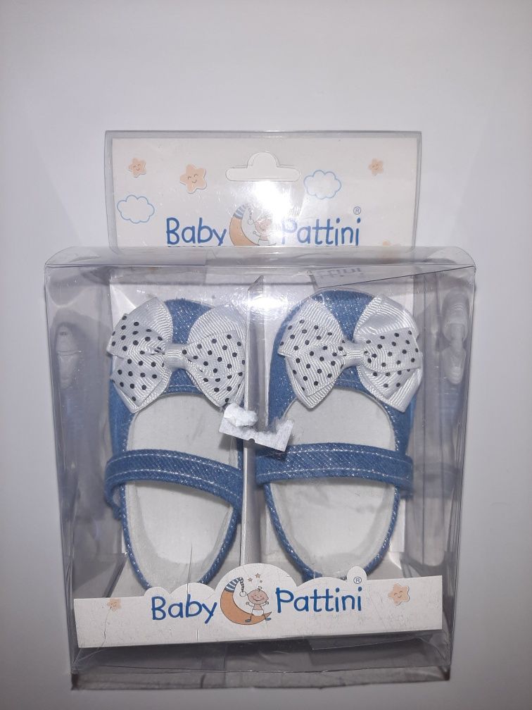 Buciki niechodki Baby Pattini r.17