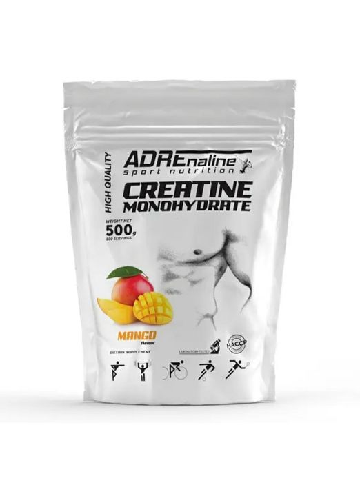 Креатин Моногідрат. Манго. Англія Adrenaline 500грамм.