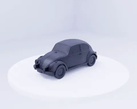 Volkswagen Carocha - Modelo Carro Clássico Icónico
