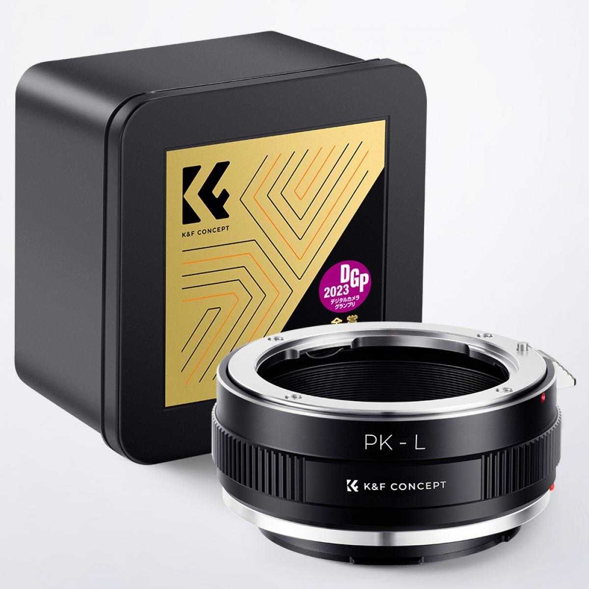 Adapter Pentax PK na L-MOUNT LEICA K&F Concept przejściówka wer. 2024