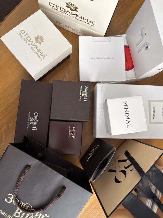 Упаковки для прикрас