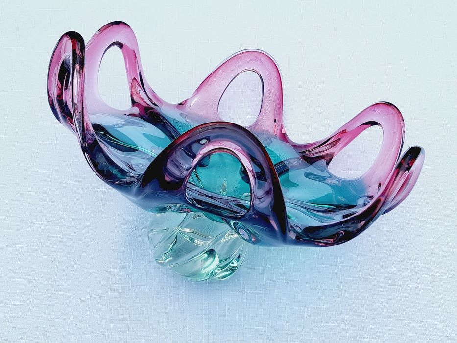 Patera Chribska Hospodka Czechy bohemia szklana prl retro vintage