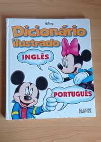 Dicionário ilustrado Inglês - Português Disney Mickey e Minnie