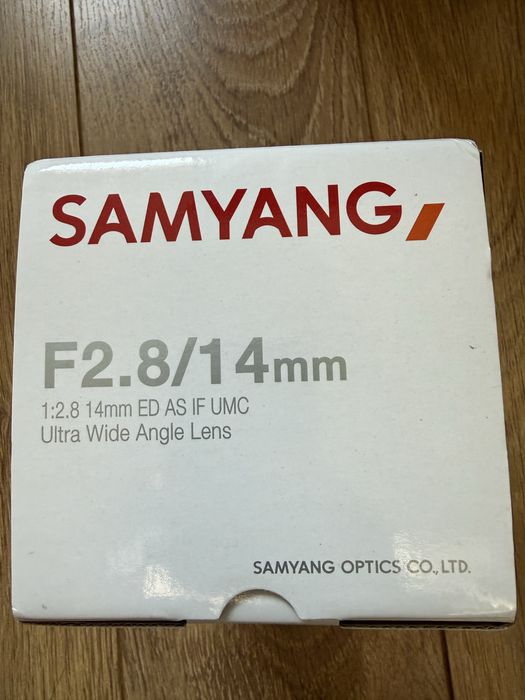 Samyang 14mm F2.8 Fuji X, Ultra szeroki obiektyw,14/10, Fujifilm X