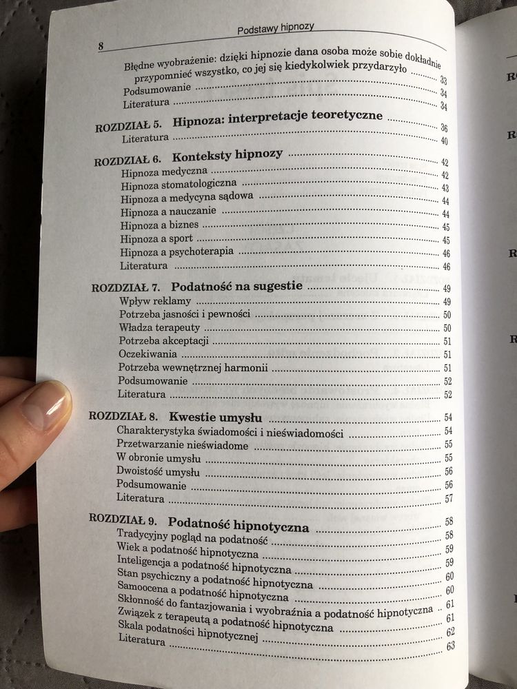 751. Nowa. Unikat. Podstawy hipnozy. Zasady i pojęcia. Michael Yapko