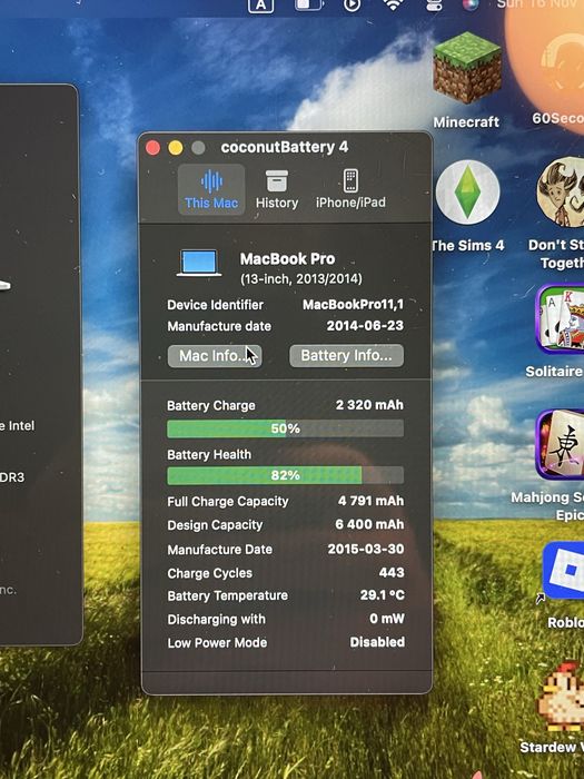 Macbook Pro 13 Retina 8gb A1502