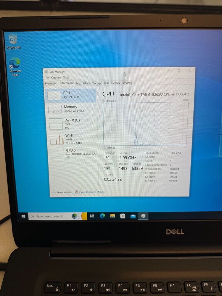 Dell Vostro 5581  15,6” i5 8gen 8/256