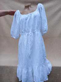Платье с прошвы,р50-52