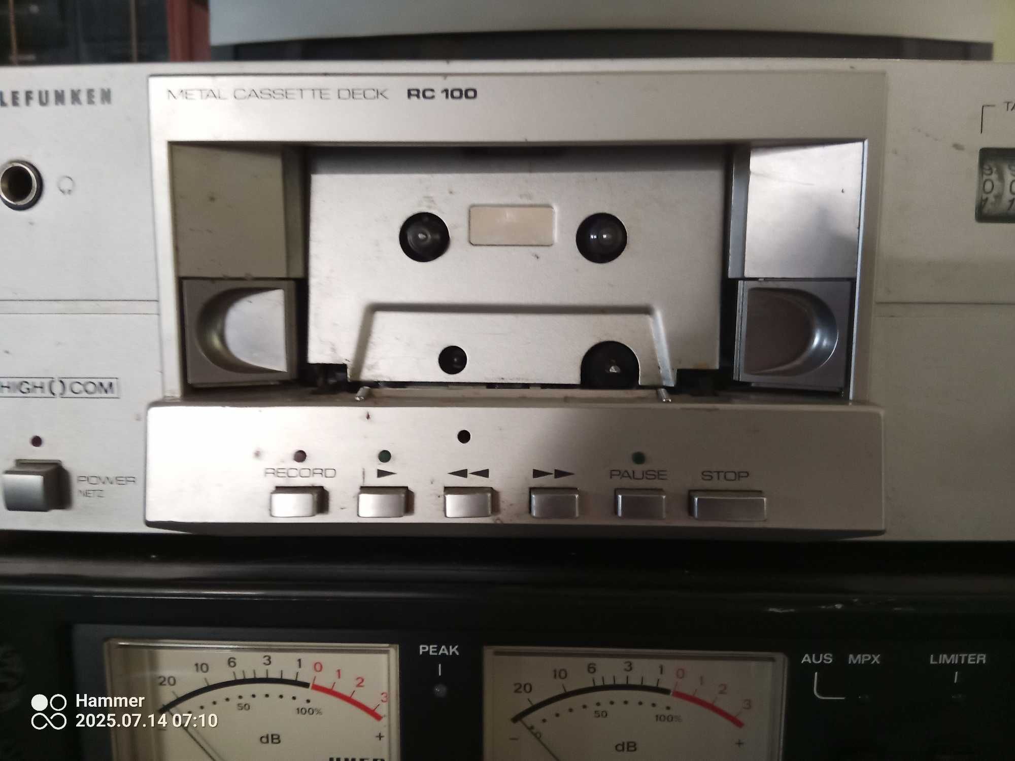 Magnetofon kasetowy UHER, lub TELEFUNKEN