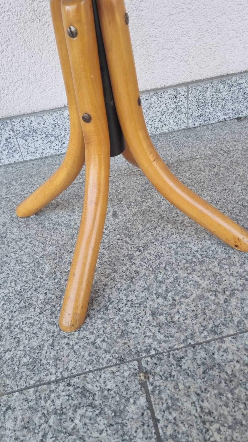 Taboret krzesło gięte do pianina obrotowe Ton Czechosłowacja PRL