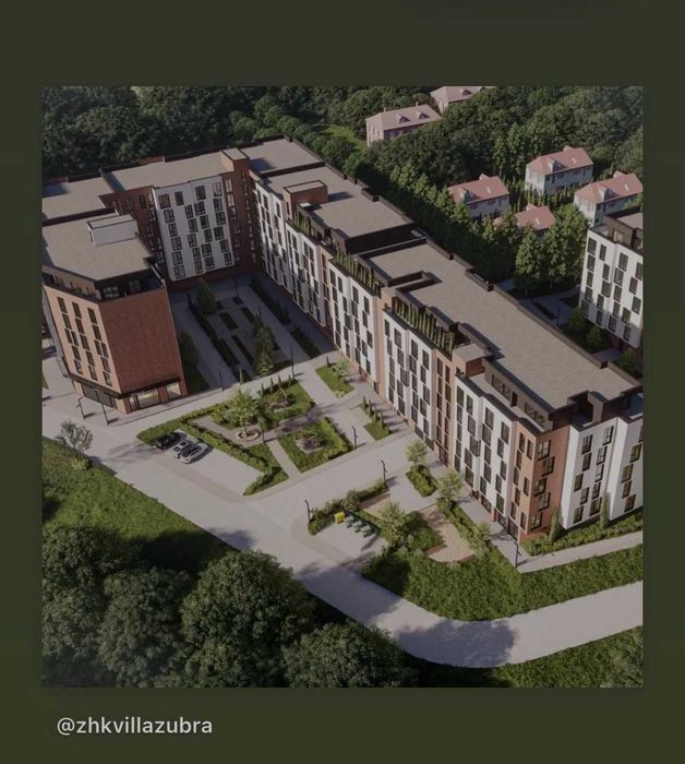 Продаж 2 кімнатна квартира (р-н Сихів) ЖК Вілла Зубра Зданий будинок!