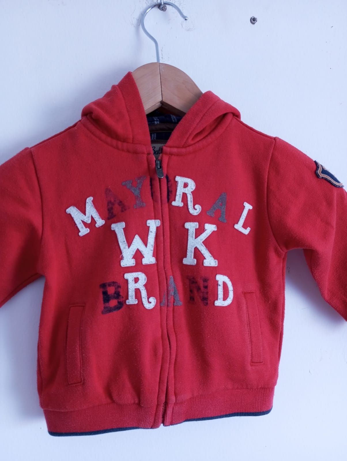 Casaco Hoodie Mayoral Tamanho 12 Meses