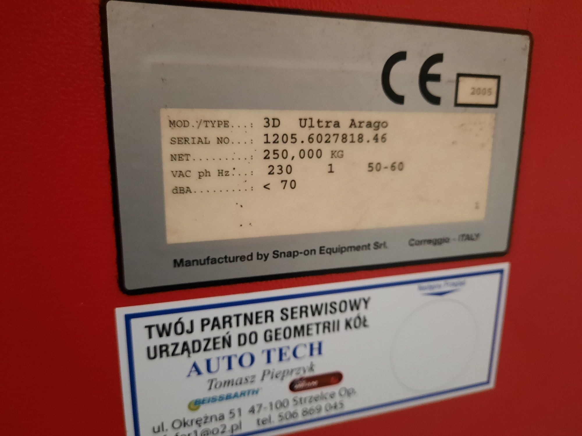 John Bean 3D geometria zbieżność nie Hofmann baza Pojazdów 22r