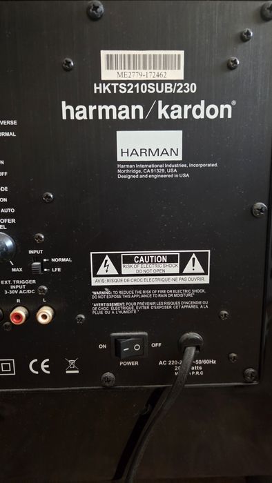 Zestaw kina domowego 5.1 Harman kardon HKTS11 + Subwoofer HKTS210