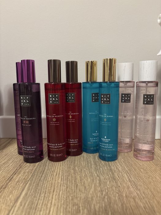 Mgielki do ciala i wlosow Rituals