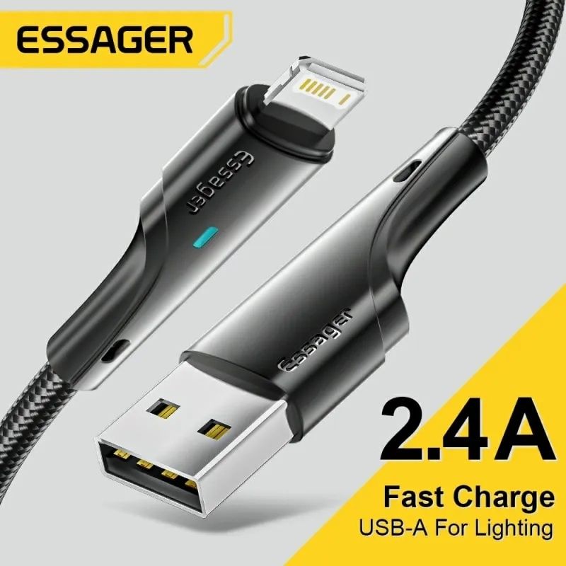 Cabo USB C e Cabo Lighting