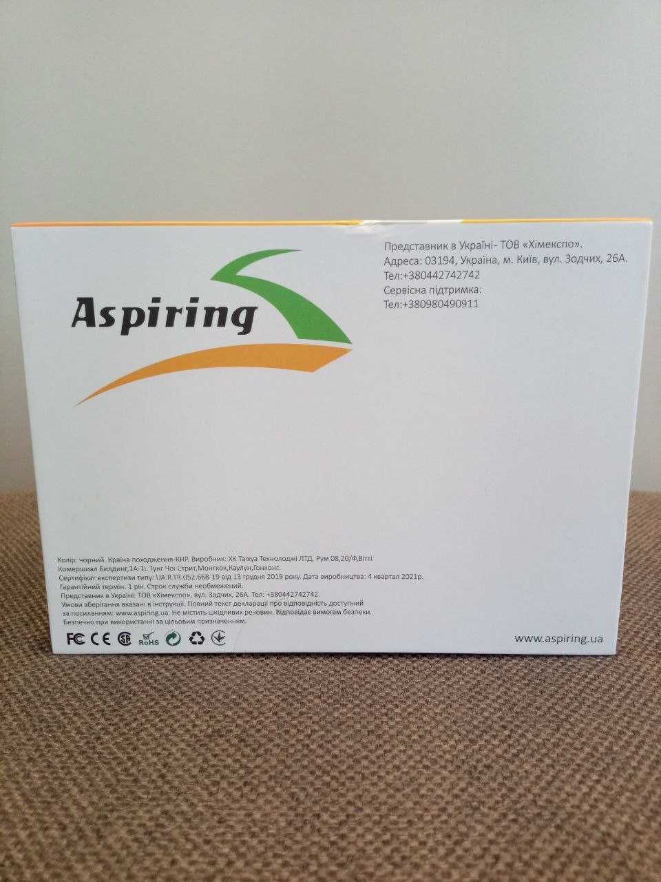 Відеореєстратор Aspiring Proof 1 (екран 3.0'', FullHD, 150°, G-sensor)