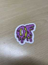 Sticker “OF” donut cor-de-rosa