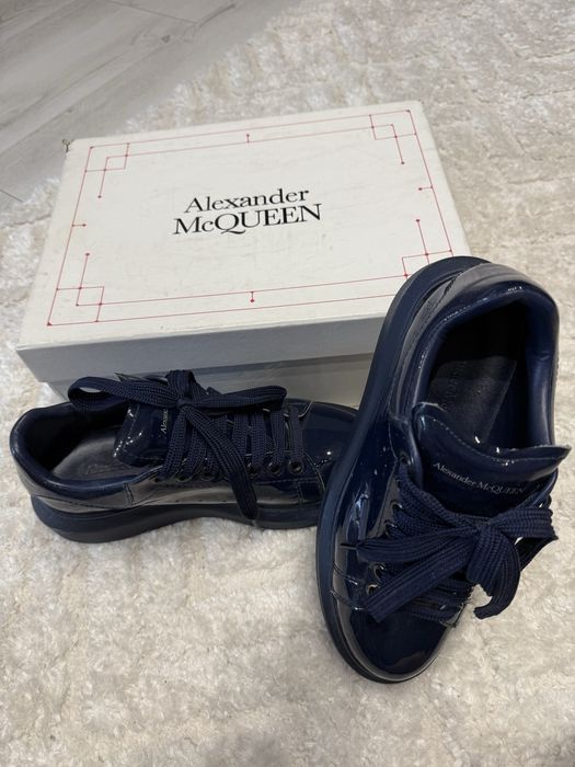 Чоботи Alexander McQUEEN синего кольру