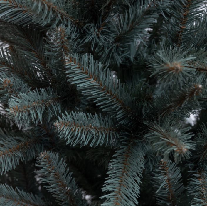 Штучна ялинка Делюкс 1,5 м зелена та блакитна