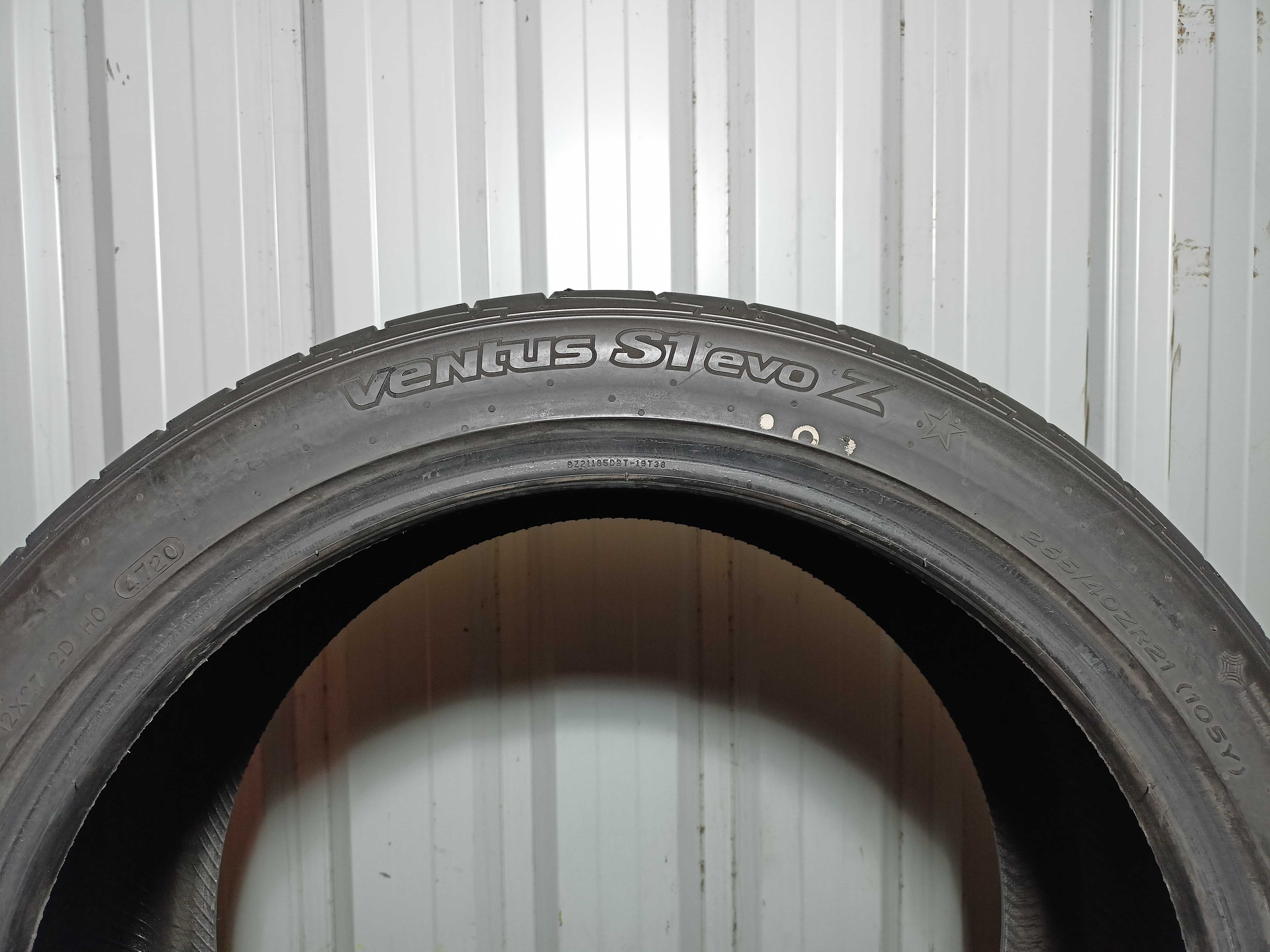 Hankook Ventus S1 evo2 265/40/21 2022r 2x6,3mm 2x5,5mm (2855)