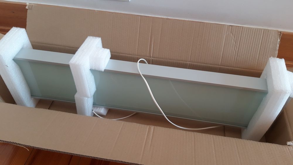 Candeeiro prateleira de cozinha