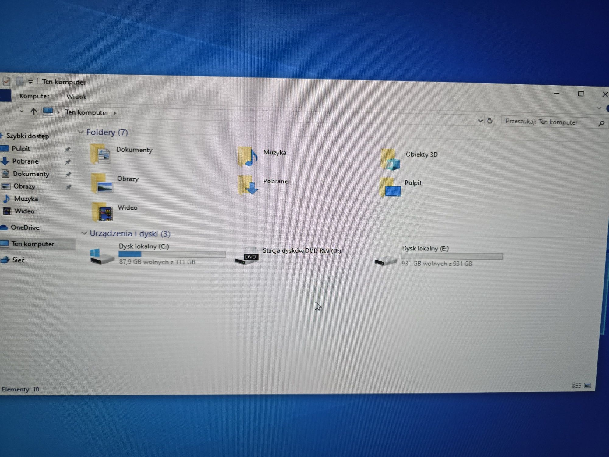 Komputer stacjonarny do nauki AMD Phenom II X3, 8GB RAM, Windows 10