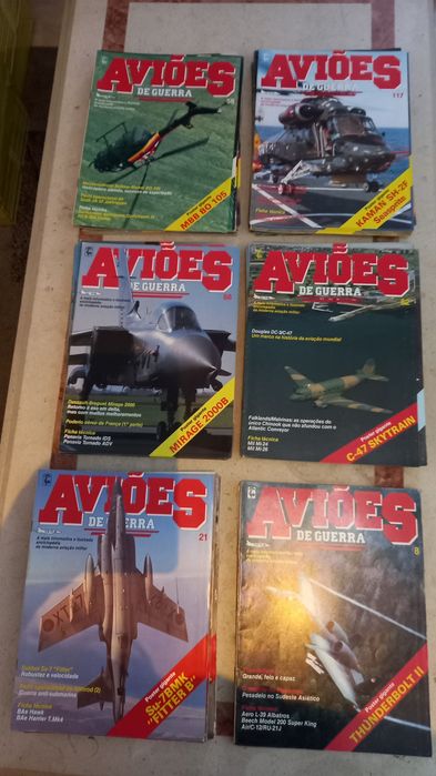 Vendo 80 fascículos de Aviões de Guerra