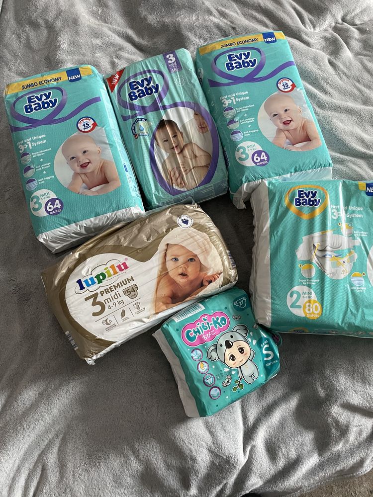 Продаж памперсів/підгузки Lupilu,evy baby,chibi-ko,huggies,pampers